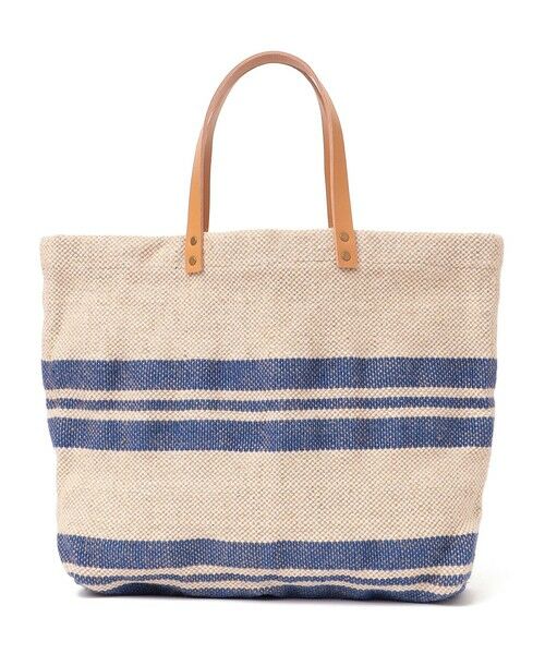 SHIPS / シップス トートバッグ | TARANGO: ライン デザイン ジュート ビッグ トート（A4対応） | 詳細20