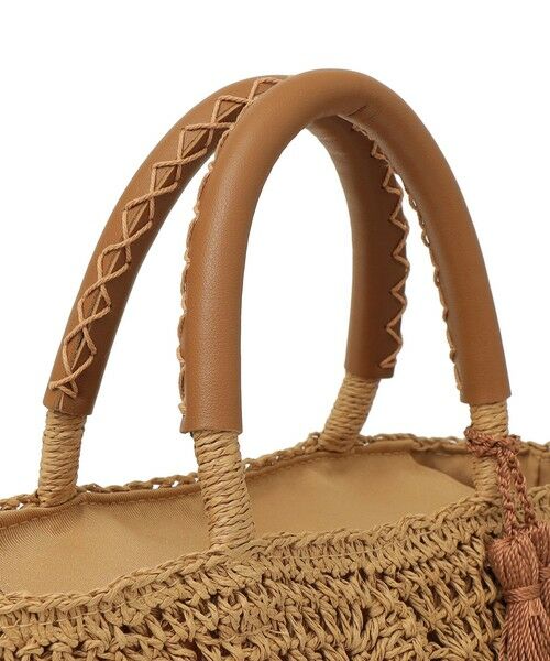 SHIPS / シップス トートバッグ | 《予約》SHIPS any:  メッシュ ペーパー タッセル トート バッグ | 詳細7