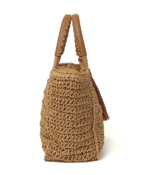 SHIPS / シップス トートバッグ | 《予約》SHIPS any:  メッシュ ペーパー タッセル トート バッグ | 詳細8