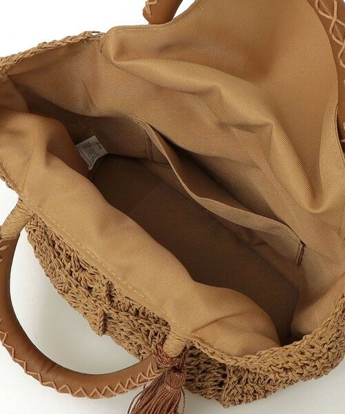 SHIPS / シップス トートバッグ | 《予約》SHIPS any:  メッシュ ペーパー タッセル トート バッグ | 詳細11