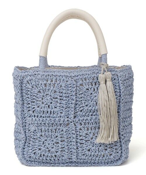 SHIPS / シップス トートバッグ | 《予約》SHIPS any:  メッシュ ペーパー タッセル トート バッグ | 詳細20