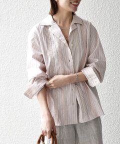 SHIPS / シップス シャツ・ブラウス | 《予約》SHIPS any:〈洗濯機可能〉マルチストライプ パジャマ シャツ