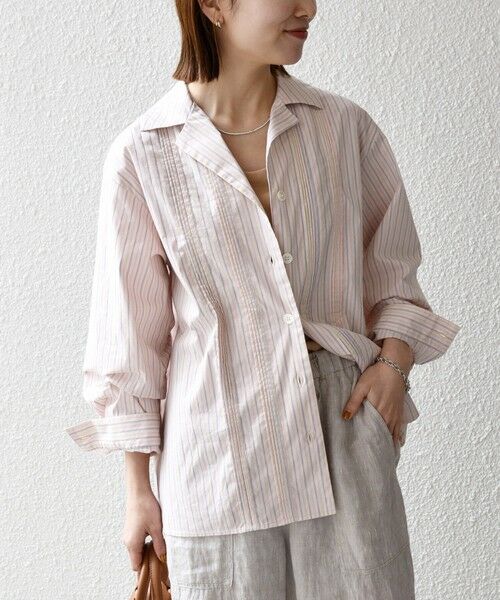 SHIPS / シップス シャツ・ブラウス | 《予約》SHIPS any:〈洗濯機可能〉マルチストライプ パジャマ シャツ | 詳細3