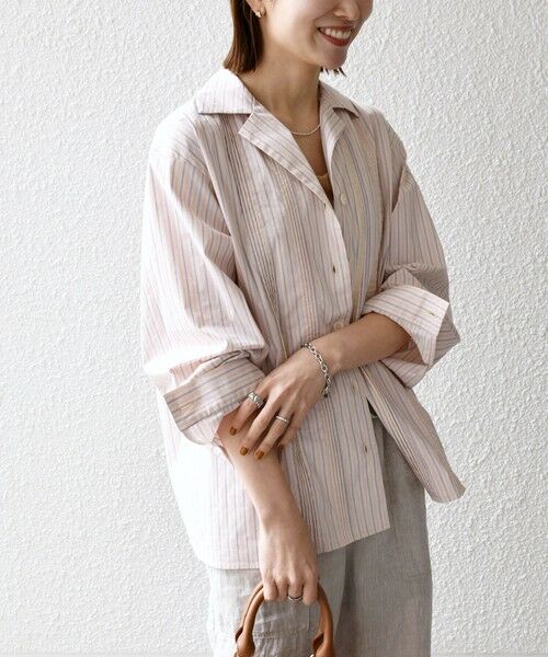SHIPS / シップス シャツ・ブラウス | 《予約》SHIPS any:〈洗濯機可能〉マルチストライプ パジャマ シャツ | 詳細5