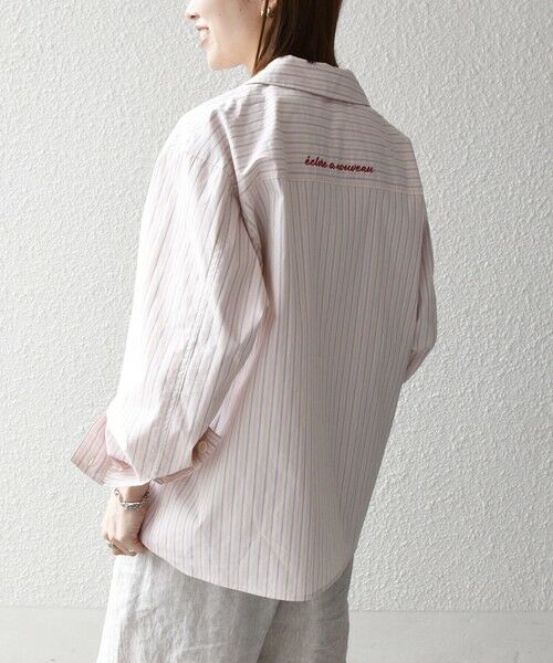 SHIPS / シップス シャツ・ブラウス | 《予約》SHIPS any:〈洗濯機可能〉マルチストライプ パジャマ シャツ | 詳細7