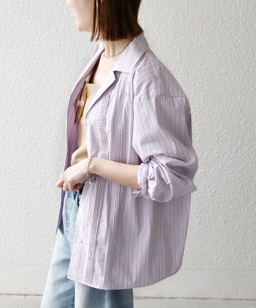 SHIPS / シップス シャツ・ブラウス | 《予約》SHIPS any:〈洗濯機可能〉マルチストライプ パジャマ シャツ | 詳細13