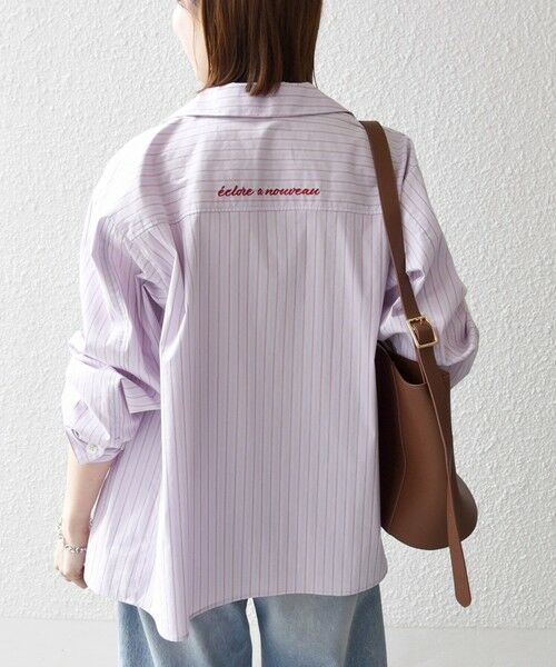 SHIPS / シップス シャツ・ブラウス | 《予約》SHIPS any:〈洗濯機可能〉マルチストライプ パジャマ シャツ | 詳細14