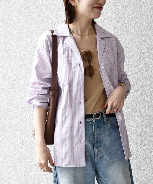 SHIPS / シップス シャツ・ブラウス | 《予約》SHIPS any:〈洗濯機可能〉マルチストライプ パジャマ シャツ | 詳細16