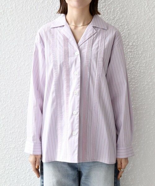 SHIPS / シップス シャツ・ブラウス | 《予約》SHIPS any:〈洗濯機可能〉マルチストライプ パジャマ シャツ | 詳細23