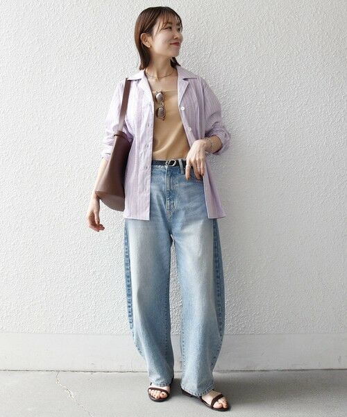 SHIPS / シップス シャツ・ブラウス | 《予約》SHIPS any:〈洗濯機可能〉マルチストライプ パジャマ シャツ | 詳細10