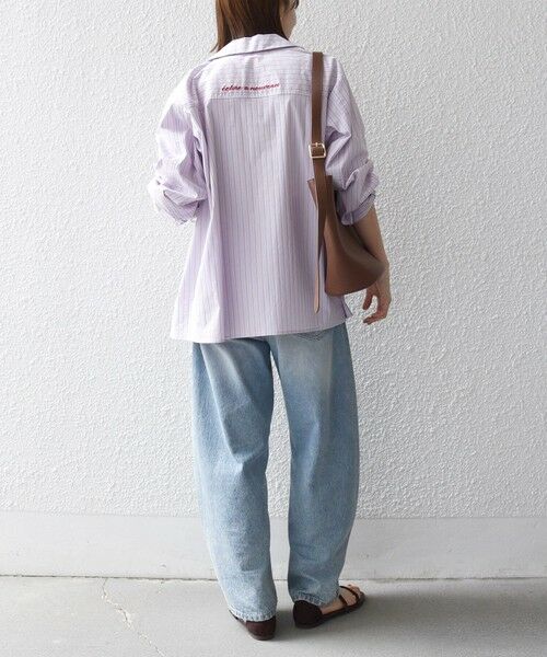 SHIPS / シップス シャツ・ブラウス | 《予約》SHIPS any:〈洗濯機可能〉マルチストライプ パジャマ シャツ | 詳細11