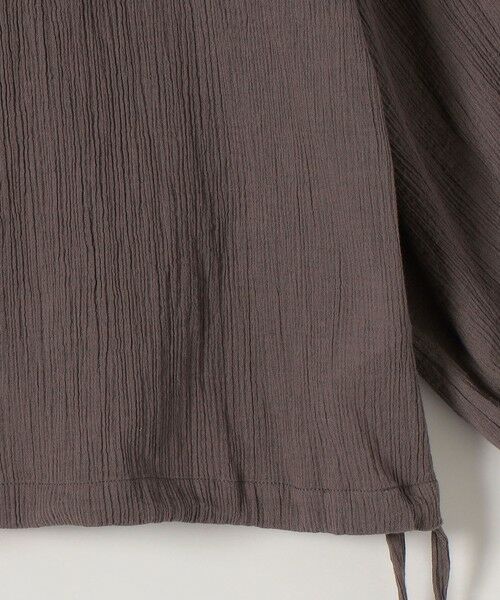 SHIPS / シップス シャツ・ブラウス | 《予約》SHIPS any:〈洗濯機可能〉楊柳 シアー ドロスト フード ブラウス | 詳細28