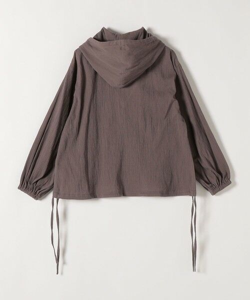 SHIPS / シップス シャツ・ブラウス | 《予約》SHIPS any:〈洗濯機可能〉楊柳 シアー ドロスト フード ブラウス | 詳細29