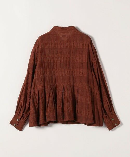 SHIPS / シップス シャツ・ブラウス | 《予約》SHIPS any:〈手洗い可能〉シアー チェック レギュラーカラー ペプラム シャツ | 詳細29