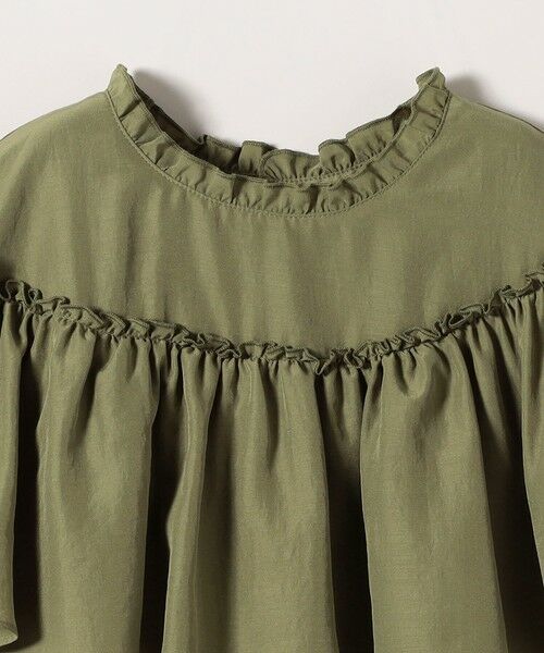 SHIPS / シップス シャツ・ブラウス | 《予約》SHIPS any:〈洗濯機可能〉グロッシー ラッフル フリル ギャザー ブラウス | 詳細25