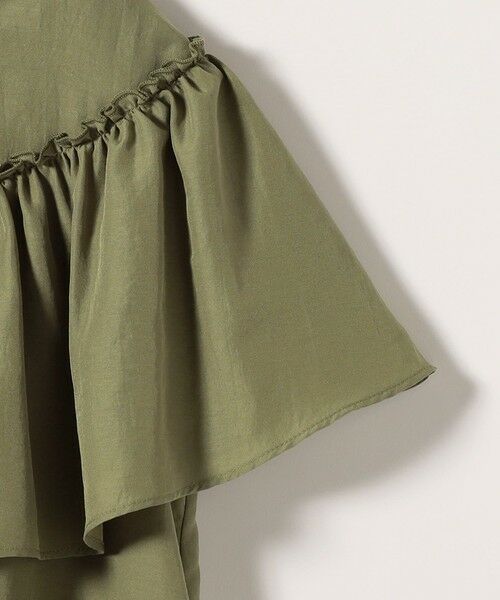 SHIPS / シップス シャツ・ブラウス | 《予約》SHIPS any:〈洗濯機可能〉グロッシー ラッフル フリル ギャザー ブラウス | 詳細26