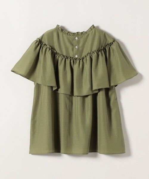 SHIPS / シップス シャツ・ブラウス | 《予約》SHIPS any:〈洗濯機可能〉グロッシー ラッフル フリル ギャザー ブラウス | 詳細28