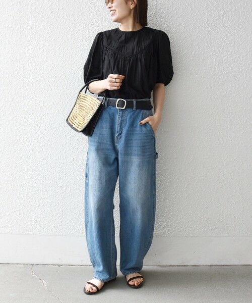 SHIPS / シップス シャツ・ブラウス | 《予約》SHIPS any:〈洗濯機可能〉キャンブリック ギャザー ヨーク パフスリーブ ブラウス | 詳細12