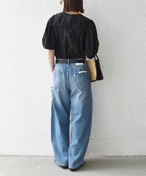 SHIPS / シップス シャツ・ブラウス | 《予約》SHIPS any:〈洗濯機可能〉キャンブリック ギャザー ヨーク パフスリーブ ブラウス | 詳細13