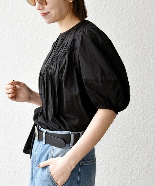 SHIPS / シップス シャツ・ブラウス | 《予約》SHIPS any:〈洗濯機可能〉キャンブリック ギャザー ヨーク パフスリーブ ブラウス | 詳細18