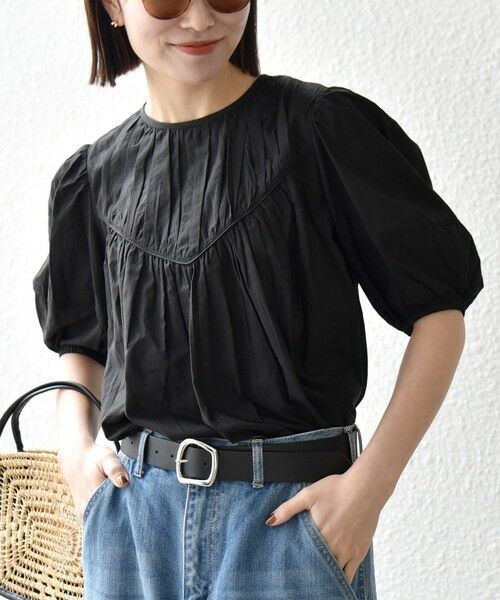 SHIPS / シップス シャツ・ブラウス | SHIPS any:〈洗濯機可能〉キャンブリック ギャザー ヨーク パフスリーブ ブラウス | 詳細20