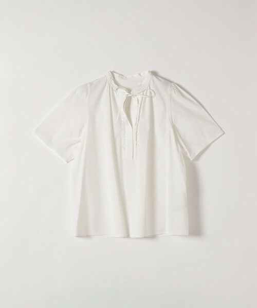 SHIPS / シップス シャツ・ブラウス | 《予約》SHIPS any:〈洗濯機可能〉タイプライター フリル スキッパー パフ ブラウス | 詳細8