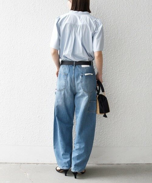 SHIPS / シップス シャツ・ブラウス | 《予約》SHIPS any:〈洗濯機可能〉タイプライター フリル スキッパー パフ ブラウス | 詳細23