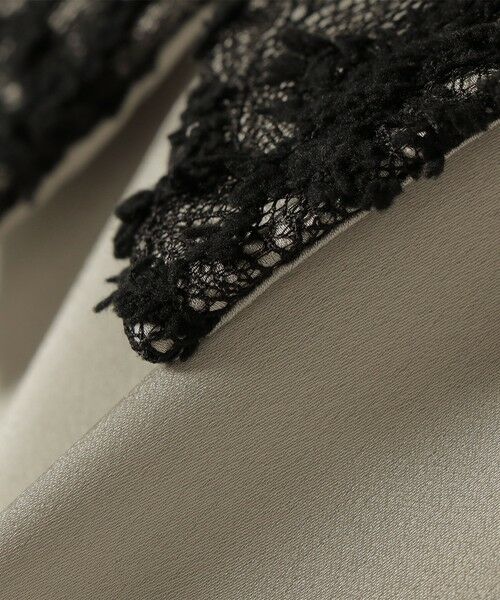SHIPS / シップス シャツ・ブラウス | 《予約》SHIPS any:〈洗濯機可能〉サテン レースカラー ブラウス 26SS | 詳細9