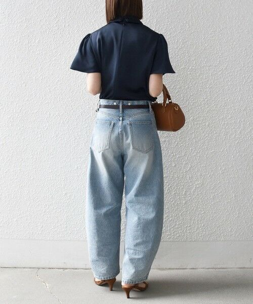 SHIPS / シップス シャツ・ブラウス | 《予約》SHIPS any:〈洗濯機可能〉サテン レースカラー ブラウス 26SS | 詳細20