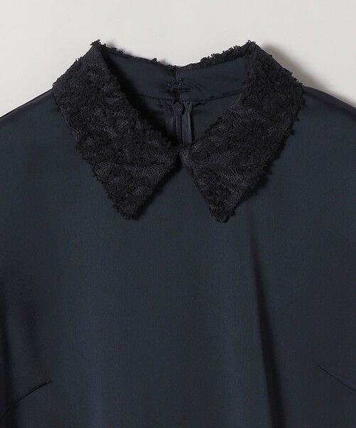 SHIPS / シップス シャツ・ブラウス | 《予約》SHIPS any:〈洗濯機可能〉サテン レースカラー ブラウス 26SS | 詳細26