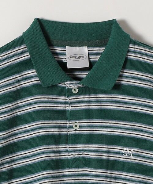 SHIPS / シップス ポロシャツ | PARROTT CANVAS:〈洗濯機可能〉マルチ ボーダー ロングスリーブ ポロ シャツ | 詳細3