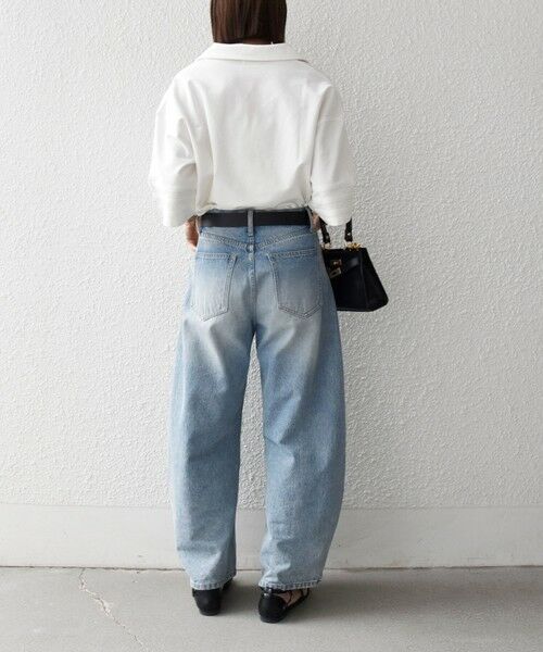 SHIPS / シップス カットソー | 《予約》SHIPS any:〈洗濯機可能〉インレイ 襟付き スキッパー ハーフスリーブ プルオーバー | 詳細2