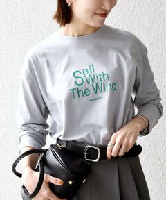 SHIPS / シップス Tシャツ | 《予約》【SHIPS any別注】MONMIMI:〈洗濯機可能〉ロゴ プリント ロンTEE 26SS