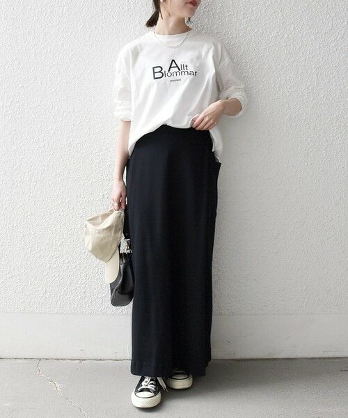 SHIPS / シップス Tシャツ | 《予約》【SHIPS any別注】MONMIMI:〈洗濯機可能〉ロゴ プリント ロンTEE 26SS | 詳細1