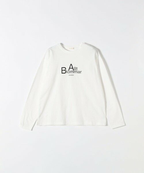 SHIPS / シップス Tシャツ | 【SHIPS any別注】monmimi:〈洗濯機可能〉ロゴ プリント ロンTEE 26SS | 詳細9