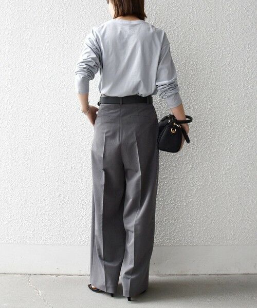 SHIPS / シップス Tシャツ | 《予約》【SHIPS any別注】MONMIMI:〈洗濯機可能〉ロゴ プリント ロンTEE 26SS | 詳細17