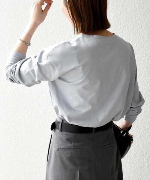 SHIPS / シップス Tシャツ | 《予約》【SHIPS any別注】MONMIMI:〈洗濯機可能〉ロゴ プリント ロンTEE 26SS | 詳細20