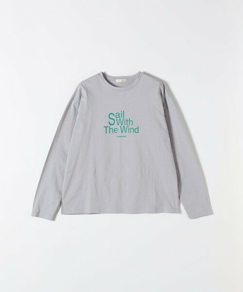 SHIPS / シップス Tシャツ | 【SHIPS any別注】monmimi:〈洗濯機可能〉ロゴ プリント ロンTEE 26SS | 詳細29