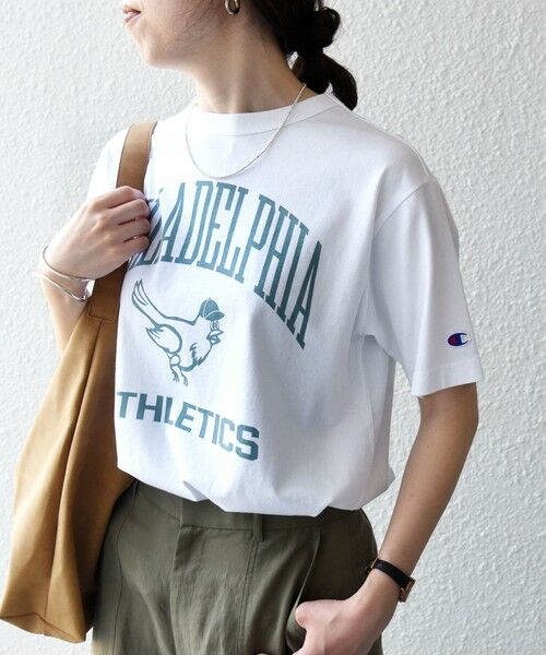 SHIPS / シップス Tシャツ | Champion:〈洗濯機可能〉グラフィック ロゴ ショート スリーブ TEE | 詳細13