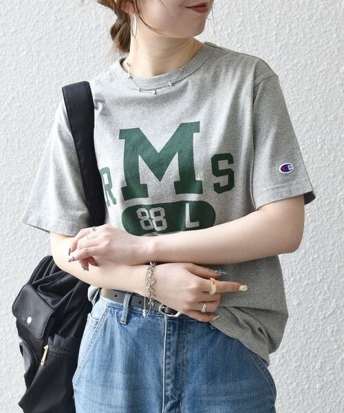 SHIPS / シップス Tシャツ | Champion:〈洗濯機可能〉グラフィック ロゴ ショート スリーブ TEE | 詳細10