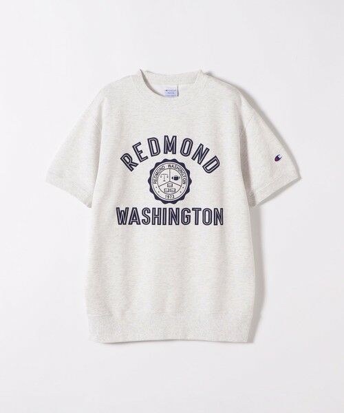 SHIPS / シップス Tシャツ | Champion:〈洗濯機可能〉スウェット ショート スリーブ TEE（ライトグレー）