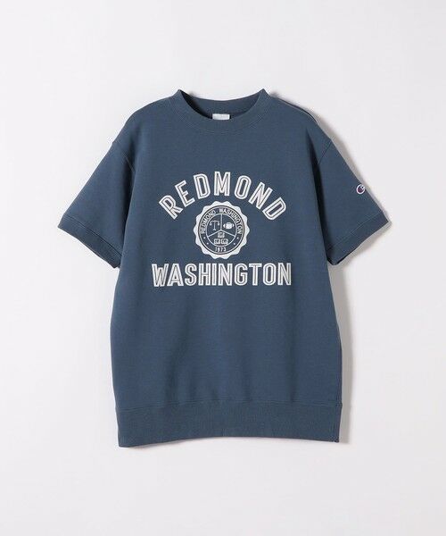 SHIPS / シップス Tシャツ | Champion:〈洗濯機可能〉スウェット ショート スリーブ TEE（ネイビー）