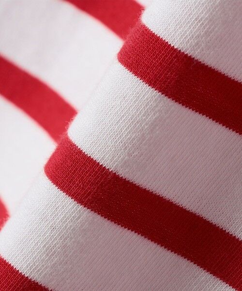 SHIPS / シップス Tシャツ | ORCIVAL: 〈手洗い可能〉ボートネック ボーダー フレンチスリーブ プルオーバー | 詳細2