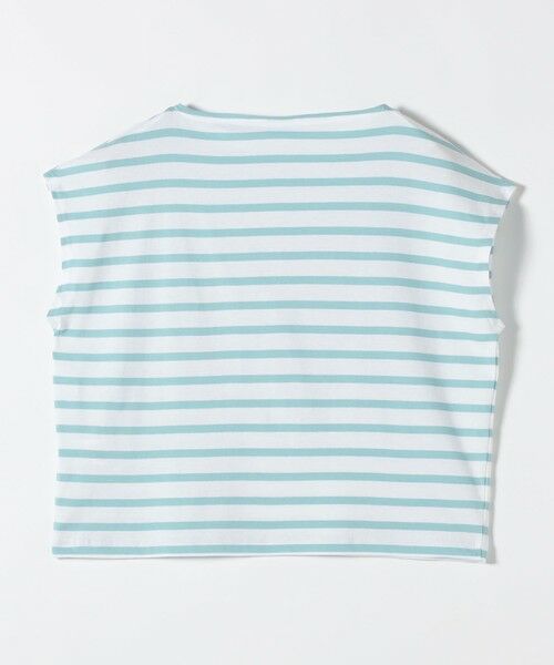 SHIPS / シップス Tシャツ | ORCIVAL: 〈手洗い可能〉ボートネック ボーダー フレンチスリーブ プルオーバー | 詳細3