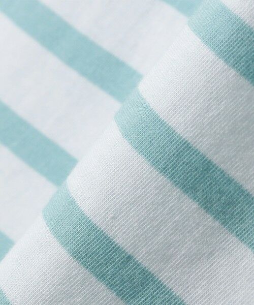 SHIPS / シップス Tシャツ | ORCIVAL: 〈手洗い可能〉ボートネック ボーダー フレンチスリーブ プルオーバー | 詳細7