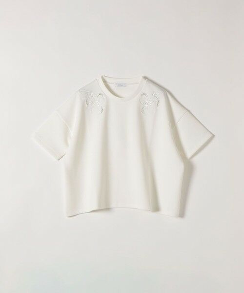 SHIPS / シップス Tシャツ | 《予約》SHIPS any:〈洗濯機可能〉エンブロイダリー ショートスリーブ プルオーバー | 詳細7