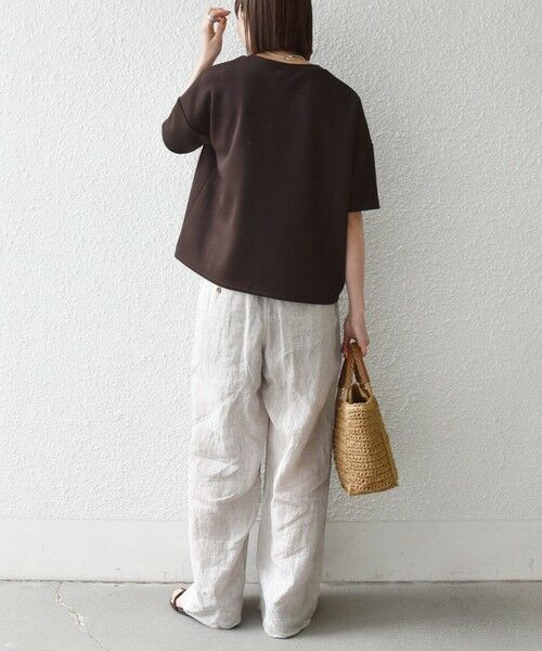 SHIPS / シップス Tシャツ | 《予約》SHIPS any:〈洗濯機可能〉エンブロイダリー ショートスリーブ プルオーバー | 詳細14