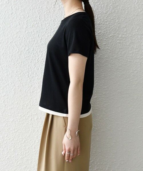 SHIPS / シップス Tシャツ | SHIPS any:〈手洗い可能〉レイヤード シアー ワッフル TEE | 詳細22