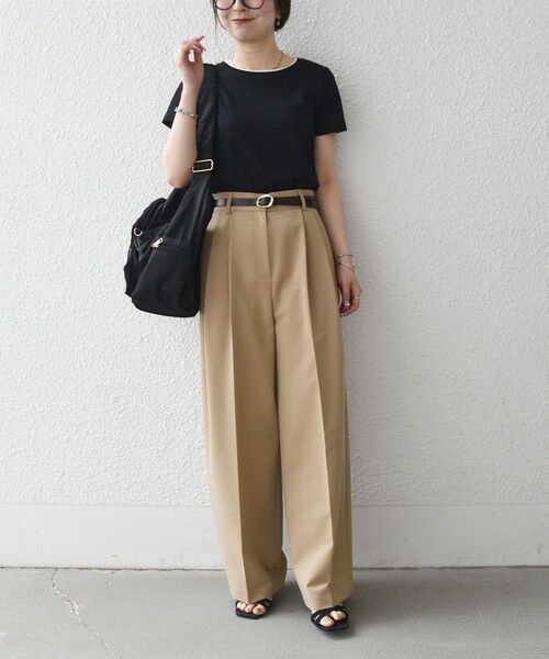 SHIPS / シップス Tシャツ | 《予約》SHIPS any:〈手洗い可能〉レイヤード シアー ワッフル TEE | 詳細7