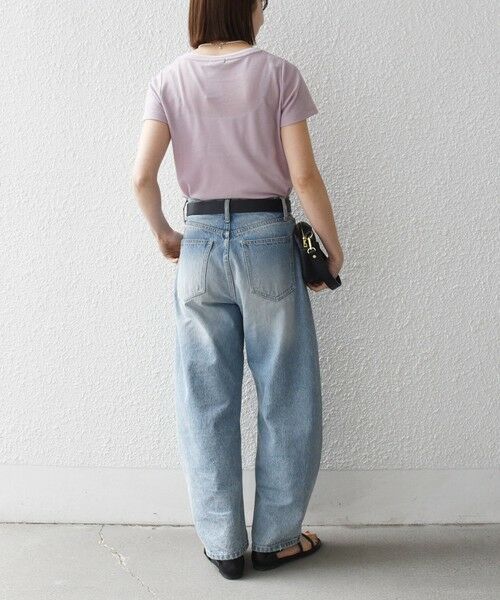 SHIPS / シップス Tシャツ | 《予約》SHIPS any:〈手洗い可能〉レイヤード シアー ワッフル TEE | 詳細24